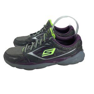 Skechers Go Run Shoes Sneakers Women 7‎ Green Purple M Strike